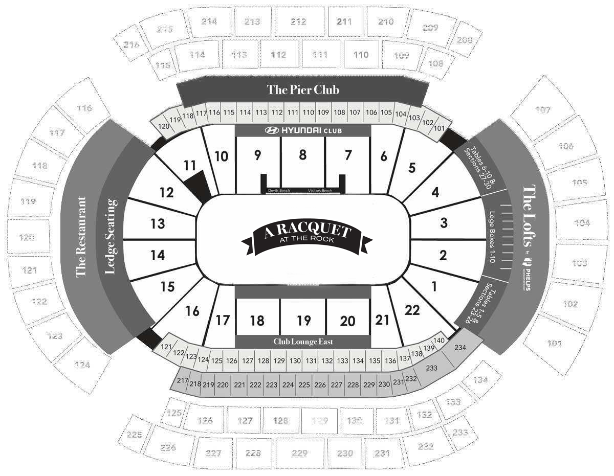 Suite Map Racquet at the rock